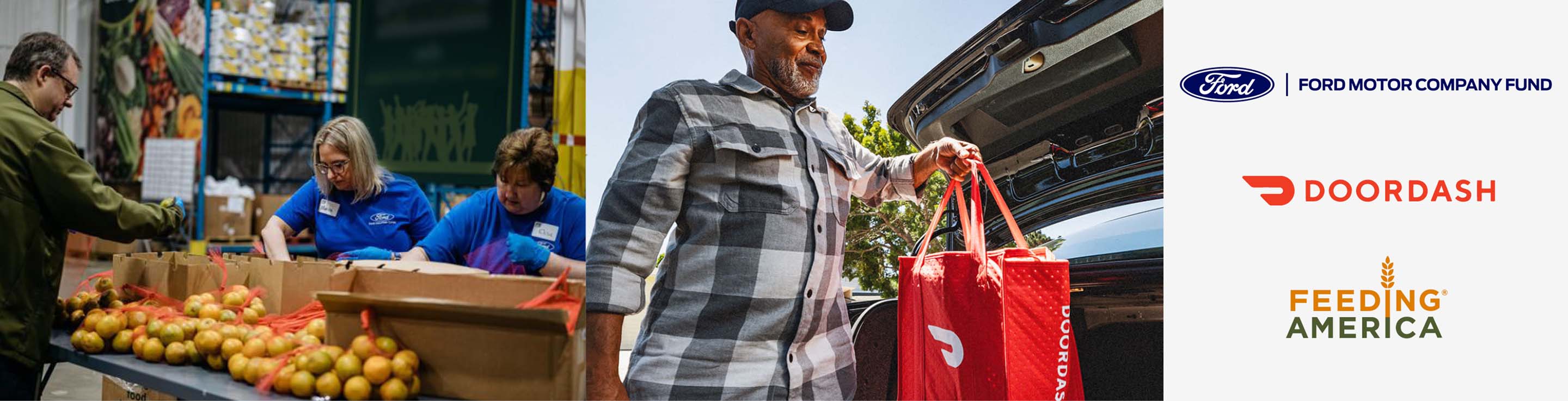 Ford Fund DoorDash Feeding America Partner Up