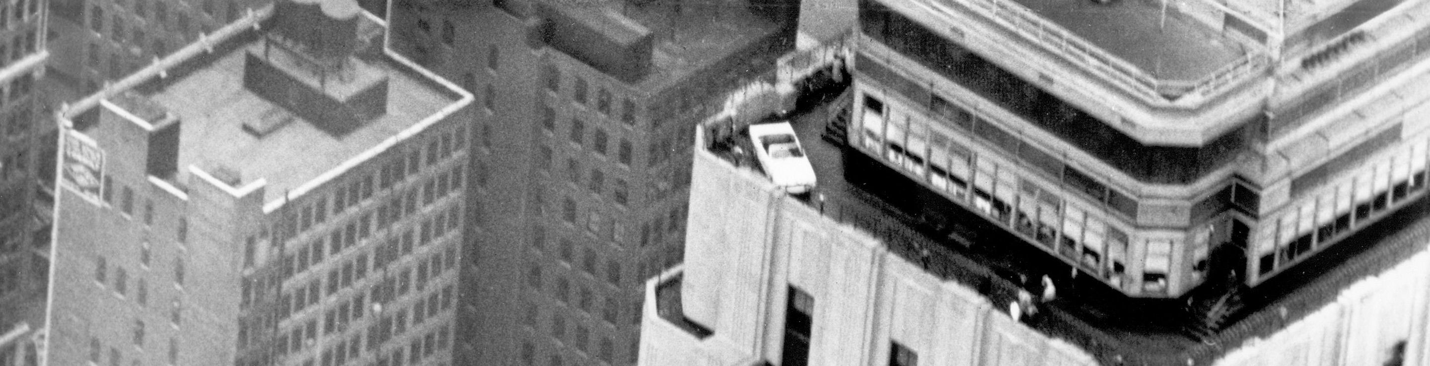 Ford Mustang on Empire State building