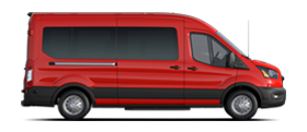 2025 Ford Transit® Passenger Van XL Van in Race Red