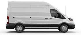 2026 Ford E-Transit™ Cargo Van shown in Oxford White
