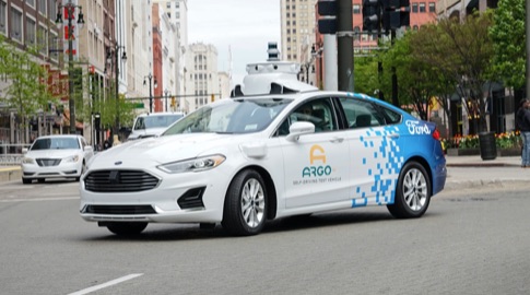 Ford self-driving test vehicle