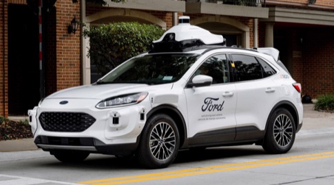 Ford self-driving test vehicle