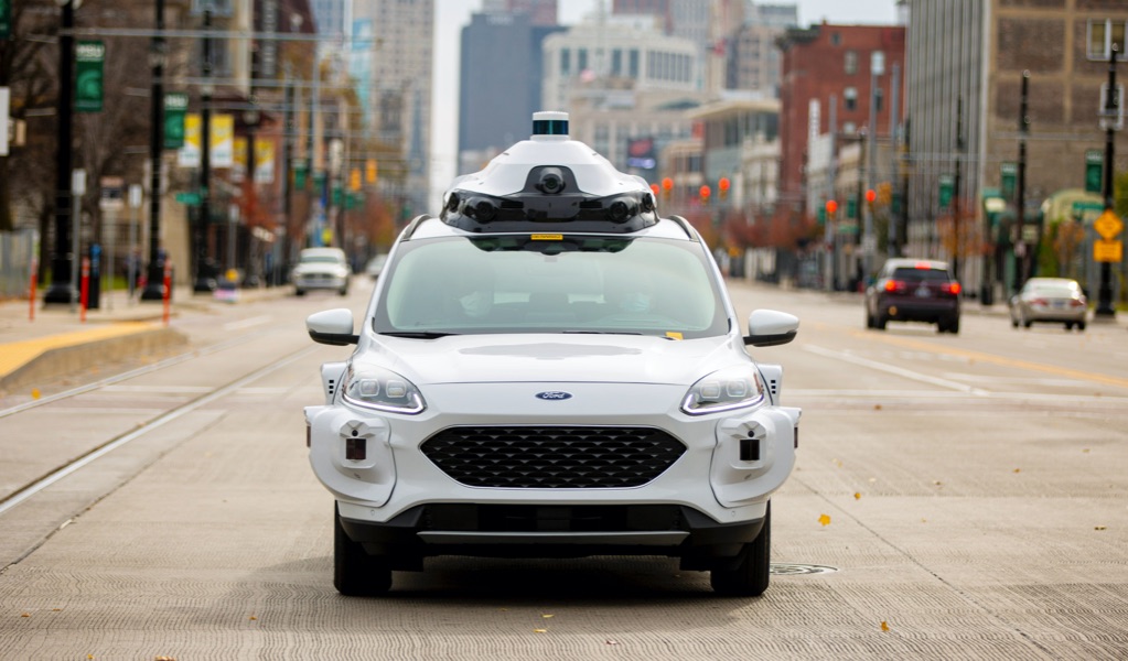 Ford self-driving test vehicle