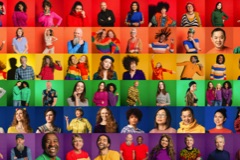 Image of a diverse group of young people