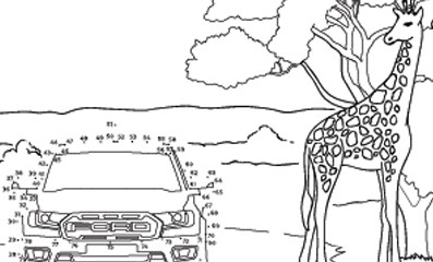 ford coloring page